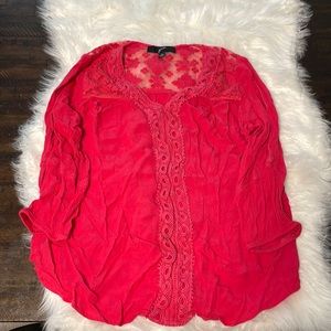 Women’s Flowy Tunic 3/4 sleeve - size S